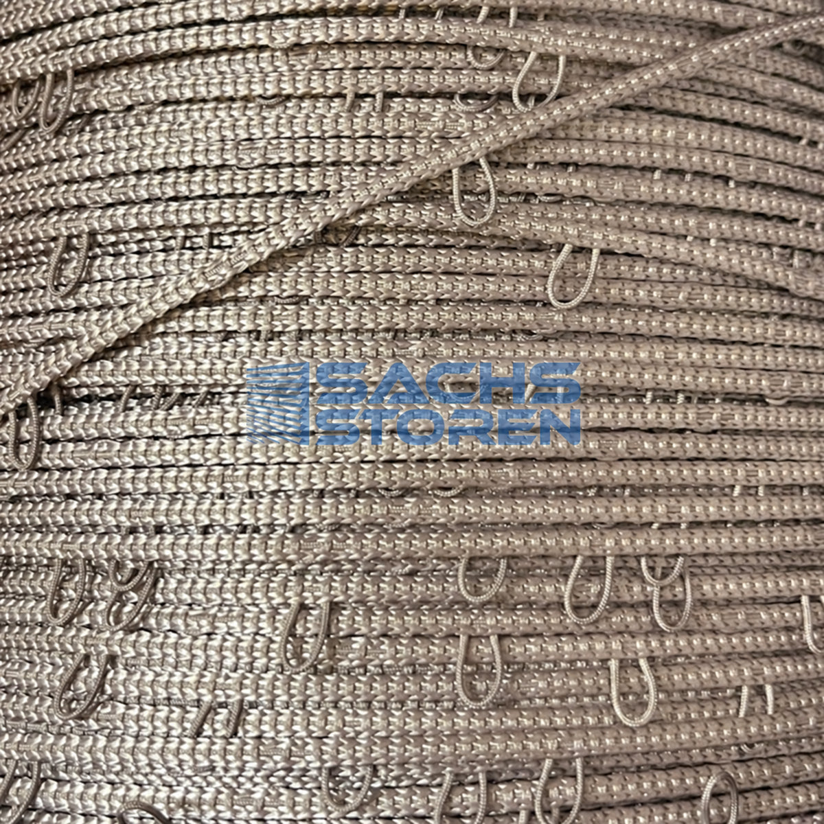Schlaufenband-Kordel mit Teilung 57 mm, Nahaufnahme der Schlaufen