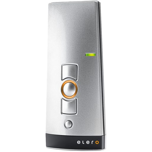 Elero Handsender ProLine LumeroTel 2, 1 Kanal (Farbe: weiss, Silber, Titan)