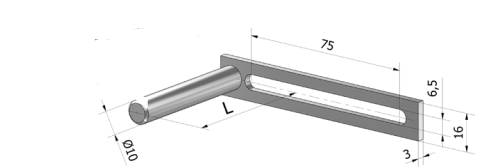 Fixierbolzen zu Rolladengetriebe