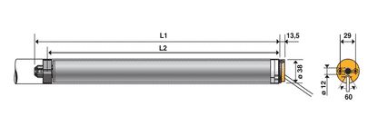 Elektronischer Mini Funk-Rohrmotor Oximo 40 io ( 4Nm, 9Nm & 13Nm), Baureihe 40 | ab Ø 40 mm